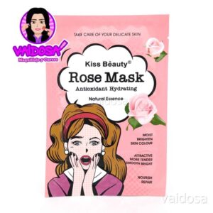 Velo Facial de Rosas Kiss Beauty